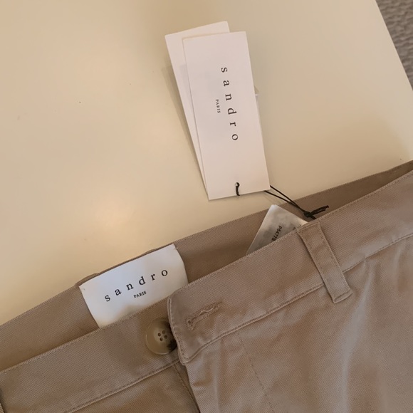 Sandro Paris chino pants light beige - Picture 6 of 7